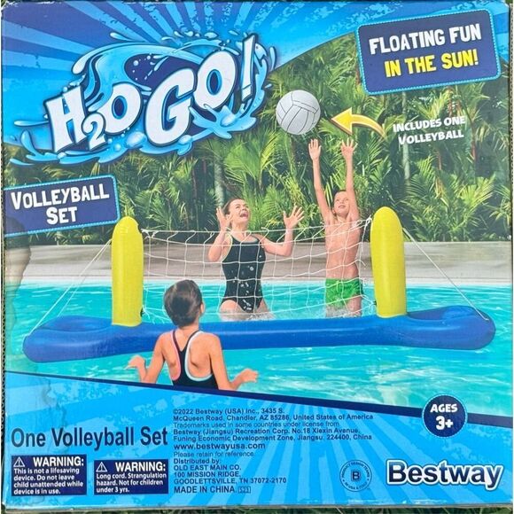 H2O Inflatable Pool Volleyball Set NIB - Picture 3 of 12
